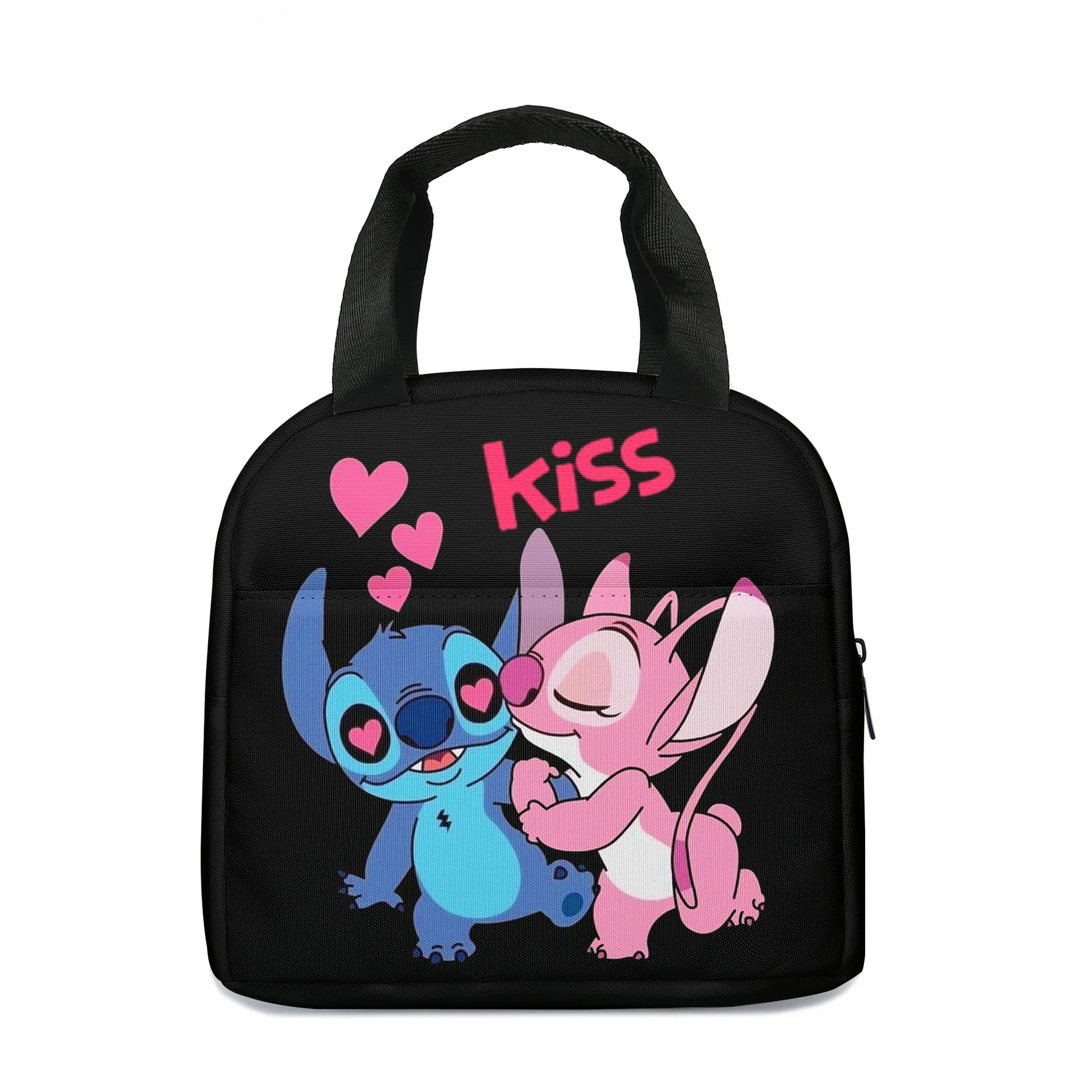 

Stitch Disney Student Lunch Bag Handbag Storage Bag Cartoon Animation Children Boys Birthday Gift Lunchbox Bag Fashion Gift