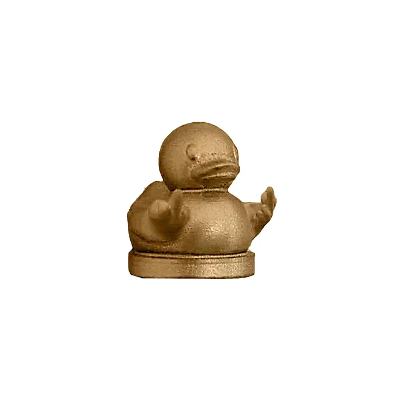 2pcs Vertical Fingered Duck Hinge Head Handmade Artistic Hinge Heads Home Door Decor Home Decorative Ornaments