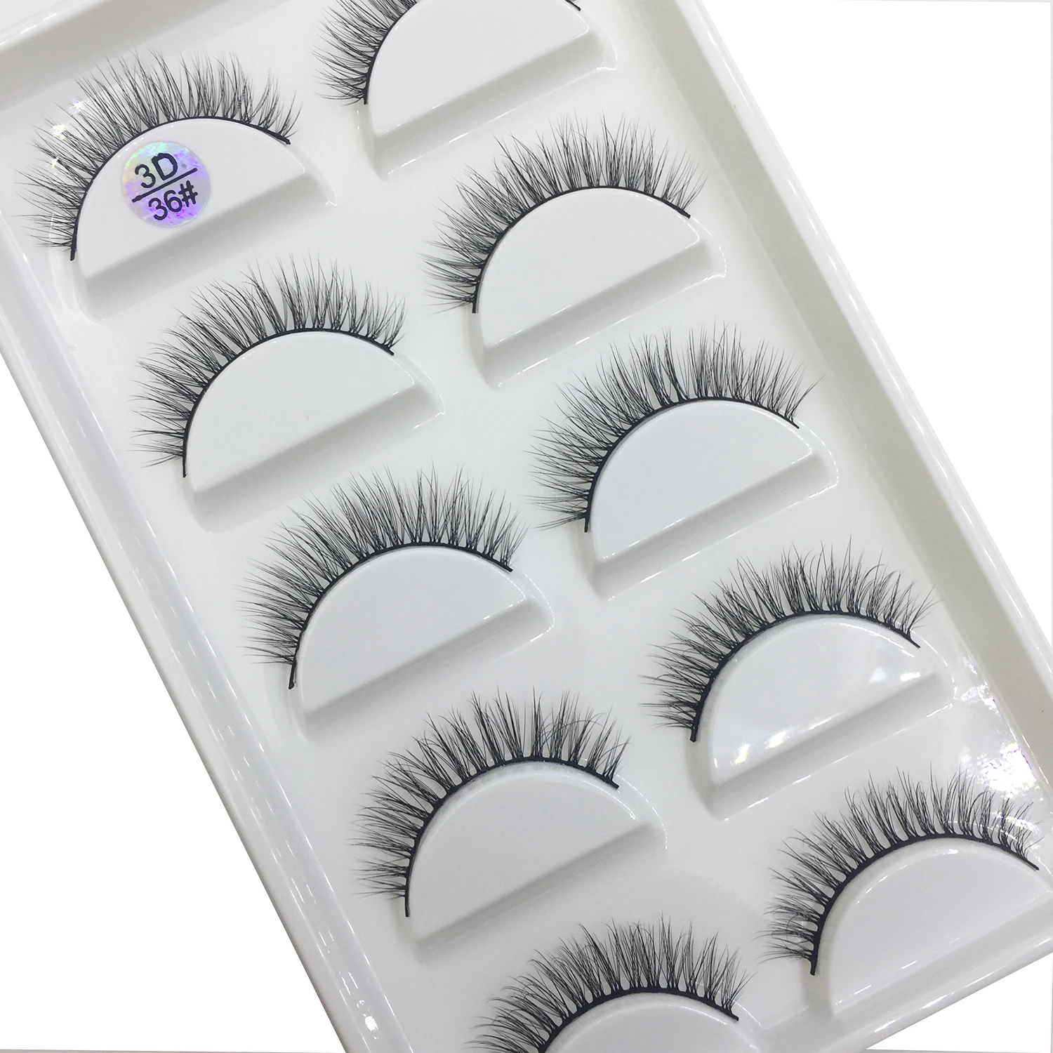 15 Style 5 Pairs 3D Eyelashes Natural False Eye Lashes Thick Faux Mink Lashes Soft Fake Eyelash Wispy Makeup Cilios 5