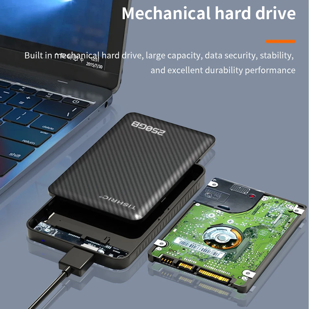 TISHRIC  ϵ ̺,  USB 3.0,  ָ Ʈ ̺  ġ, Mac, PC, ƮϿ ޴ SSD, 250G, 500G