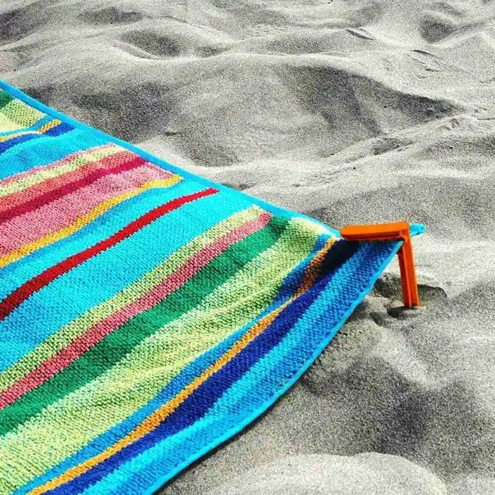 1PC Beach Towel Clip Camping Mat Clip Outdoor Clothes Pegs For Sheet Holder Towel Clips Clamp For Beach Towels Towel Clip 5