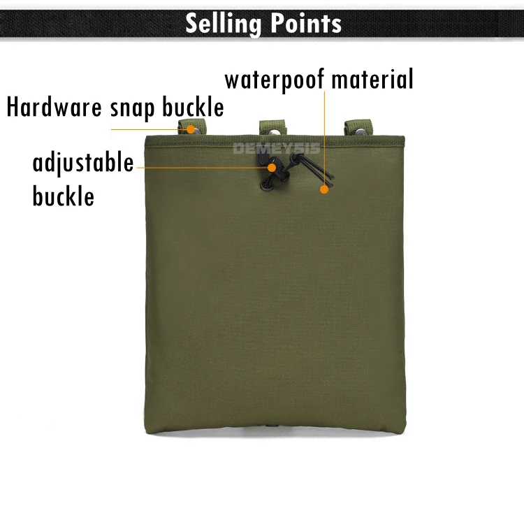 Description Picture 4 of itemTactical Molle Dump Magazine Pouch Mag Drop Pouches Hunting CS Gun Ammo EDC Bag Recycling Storage Bag