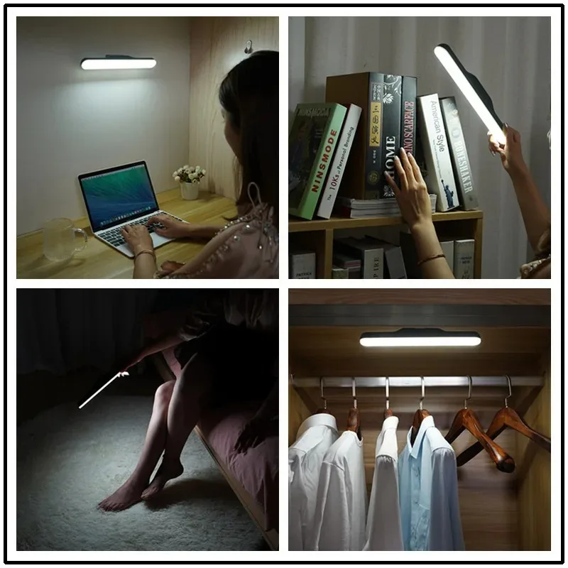 Mirror Lights LED Makeup Lamp Light USB Eye Protection Rechargeable Portable Hanging Magnetic Lamp Touch Switch Mirror Light Selfie