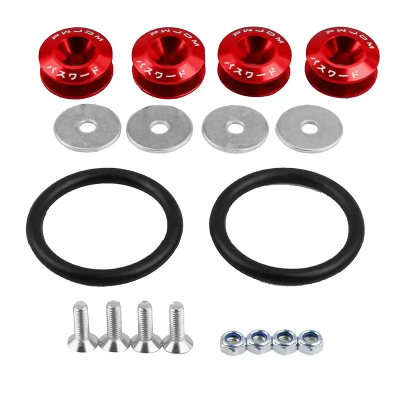 

Quick Release Fasteners Ideal For Front Bumpers Rear Bumpers And Trunk/hatch Lids Universal Aluminum