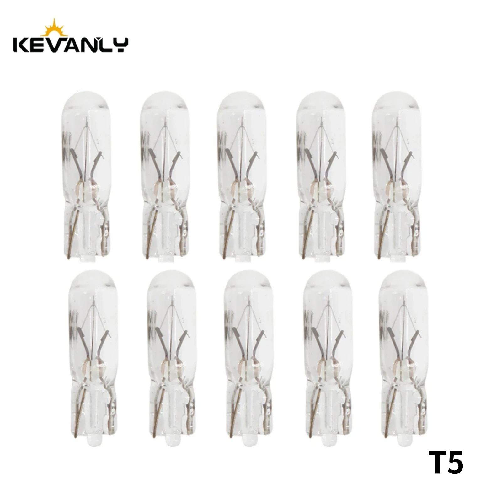 

Автомобильная галогенная лампа kevanly, 10 шт., T5, 12 В, 1,2 Вт, теплый белый/янтарный/красный инструмент, лампы для настольной доски, автомобильная защита интерьера