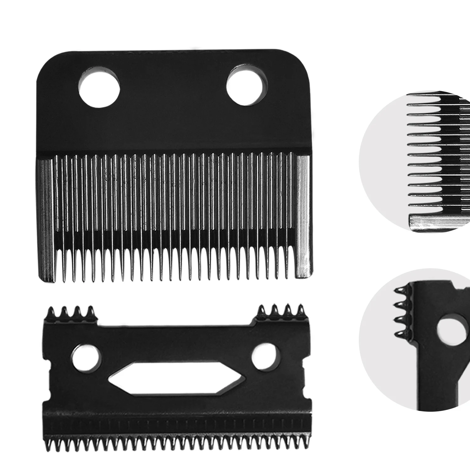 Профессиональная машинка для стрижки волос WAHFOX, сменные лезвия с двойным отверстием, запасные лезвия, новый дизайн