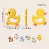 1PCS Baby Teether Toys Cartoon Duck Silicone Teether For Baby BPA Free Teething Chewing Toys Soft Teether Baby Accessories 4