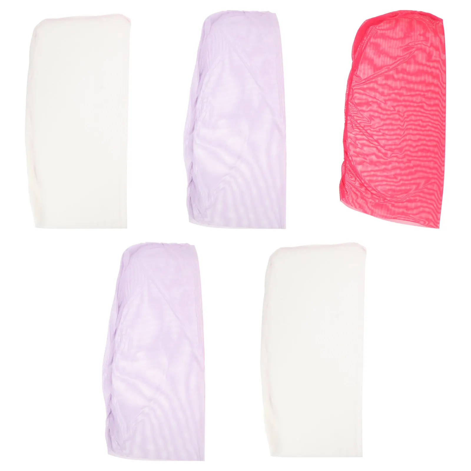 5Pcs 앵무새 케이지 메쉬 가방 가금류 조류 배송 포장 보관을위한 높은 탄성 통기성 운송 운반 커버