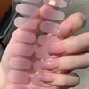 Semi-cured Gel Nail Stickers Solid Color Nail Semi-baked Tips Full UV Nail Need Decals Paste Lamp N0R7 Manicure Beauty Tools 1