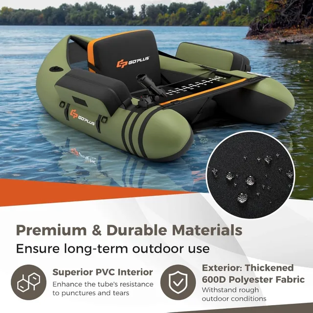 Inflatable Fishing Float Tube 4