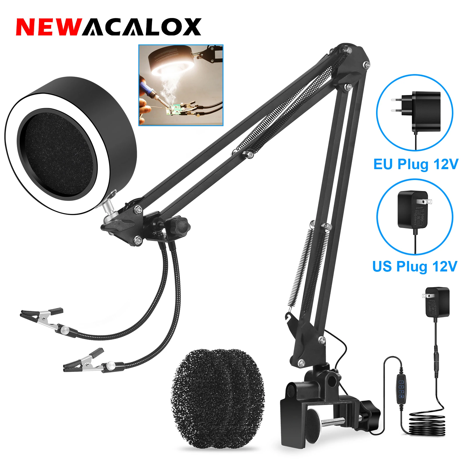 Soldering Iron Smoke Absorber Soldering Fan Smoke Absorber Eu/us