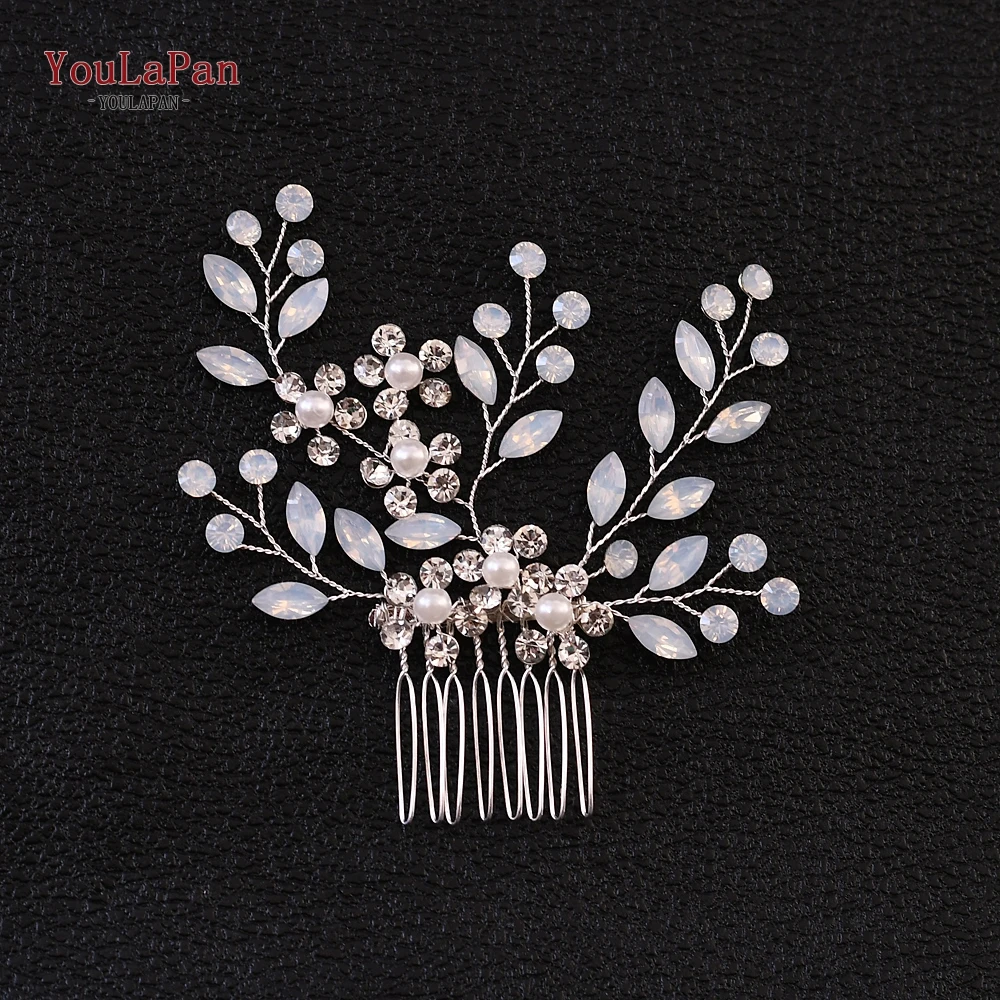 YouLaPan Bridal Wedding Accessories Protein Diamond Hair Accessories Fashionable Women's Haircomb Bridal Hair HP293
