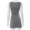 Woman Dress Sleeveless Knit Slim A-Line Female O-Neck Seveless Mini Dresses Sheath 2024 Summer Clothing Streetwear Y2K Qtraf2411 4