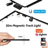 Ultra Slim 6mm Magnetic Track Light Dimmable Surface Mount Embedded Plastering Rail Modern Flood Spot LED Lamp Smart Tuya Zigbee 1