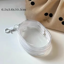 Elegant Transparent Jewelry and Accessory Storage Box (White)