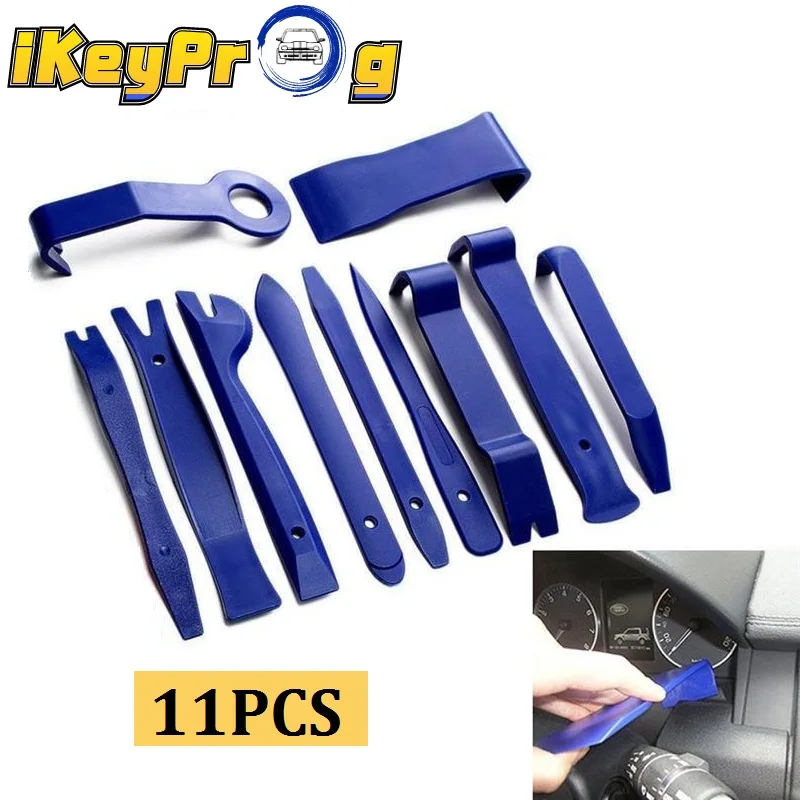 11PCSPlasticCarRepairToolSetVoitureInsideDoorPlankLeverAuto