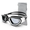 Anti-fog UV protective lenses for men and women waterproof and adjustable silicone swimming glasses polarized swimming glasses