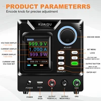 KUAIQU High Voltage 1000V 1A Bench Lab Power Supply, 400v 600v 800v 1A Adjustable Regulated Power Supply, With RS232/USB Remote - Image 2