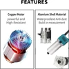 800W 220v Woodworking Electric Trimmer Corded Slotting Machine Multifunction Hole Opener Engraving Machine Carpentry Tools 2