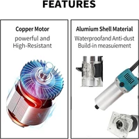 800W 220v Woodworking Electric Trimmer Corded Slotting Machine Multifunction Hole Opener Engraving Machine Carpentry Tools 2