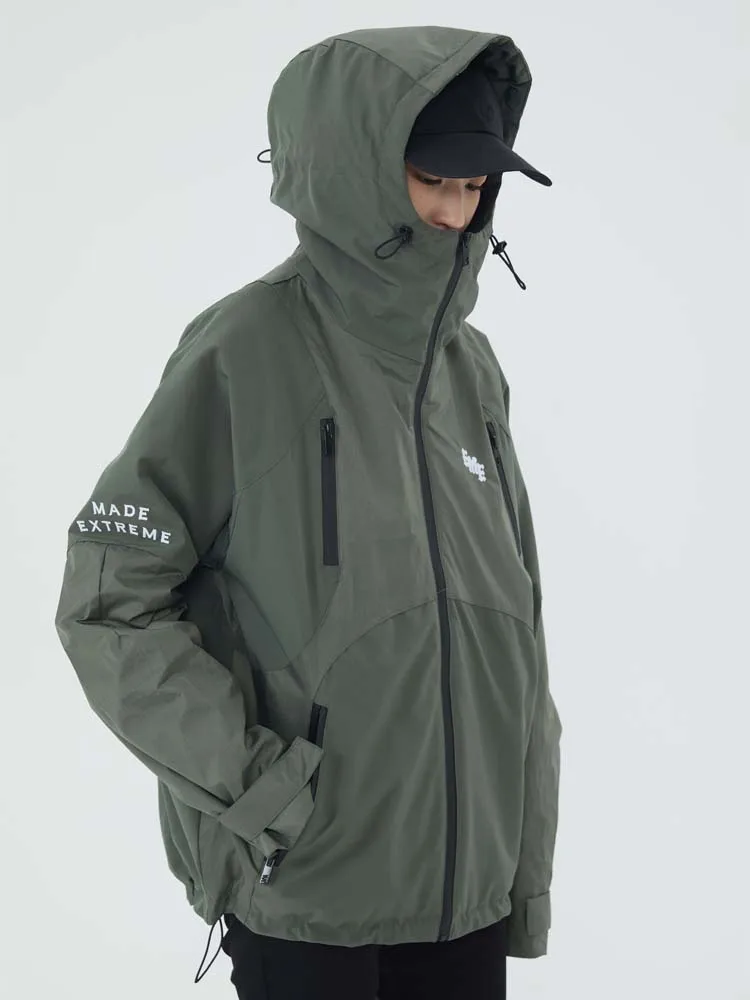 MADE EXTREME 지퍼 방수 바람막이 고프코어 코트, 일본 캐주얼 오버사이즈 재킷 