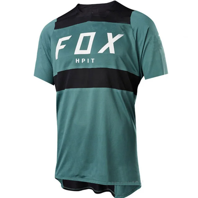 Motorcycle Mountain Bike Team Downhill Jersey MTB Offroad DH Bicycle Locomotive Shirt Cross Country Mountain Hpit Fox Jersey