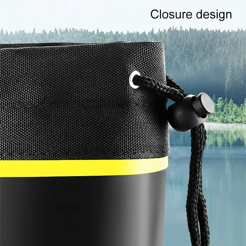 Steel Nails Sole Fishing Hunting Boots Rubber Supper Anti-slip Sole High Drum Rain Boots Sea River Reef Rock Fishing Shoes