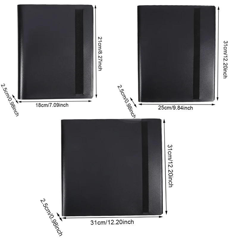 160/360/480/540 Karten Kapazität Taschenhalter Ordner Alben für Spielkarte Buchhülle Halter Große Kapazität Kartenbinder Notebook – Detail 1