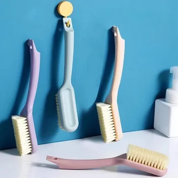 Household Soft Bristle Brush Long-handled Shoe Brush Tool for Home Use Suitable for Cleaning Shoes and Doing Laundry 1