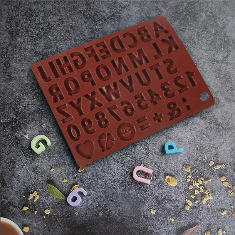 Molde Numeros Moldes De Silicona Para Letras Y Números (A-Z, 0-9) - 2