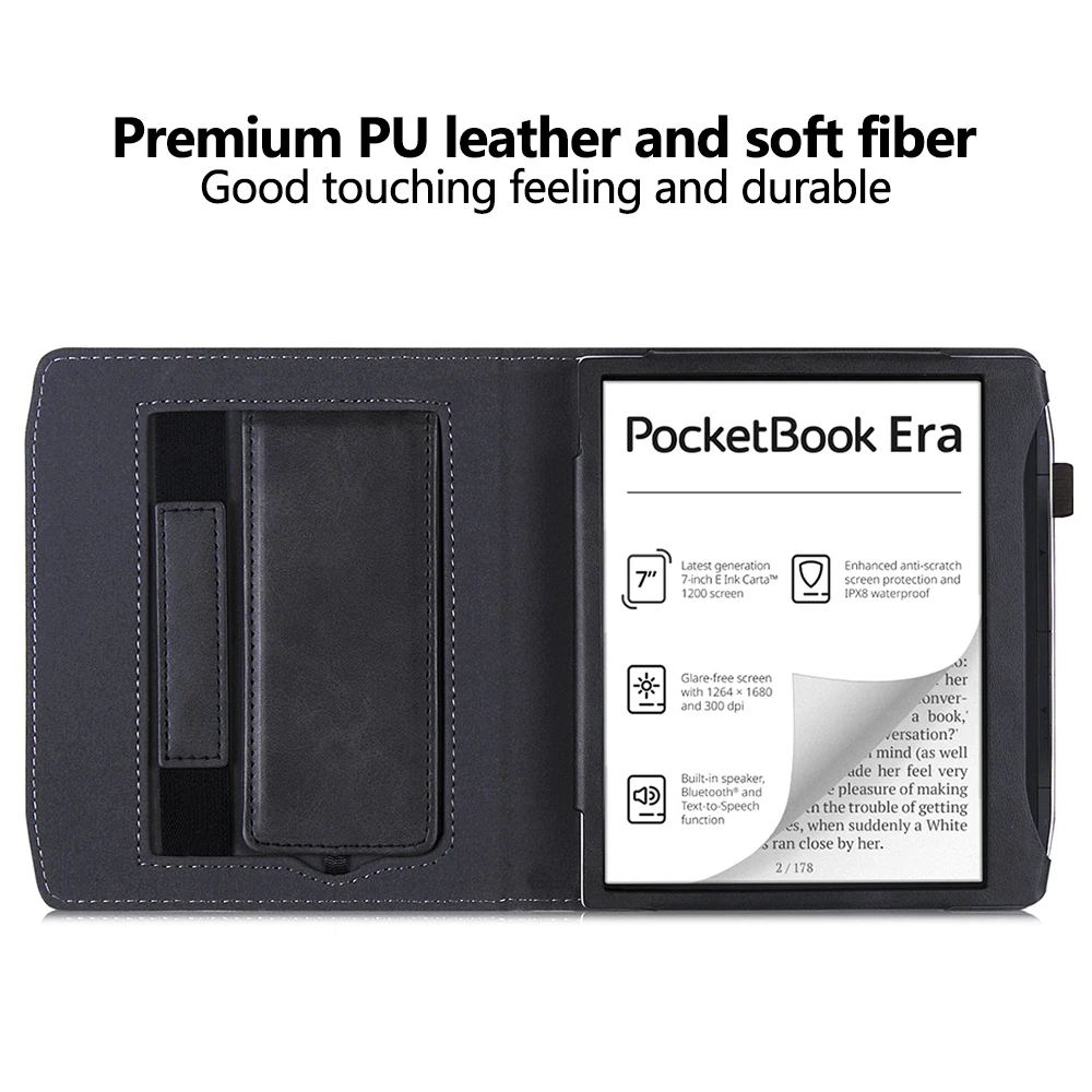 Luxo para Pocketbook 700 Era 2023 E-readr Mão Titular Capa para Pocketbook Era 700 Sono Automático Funda Case de - Imagem 3