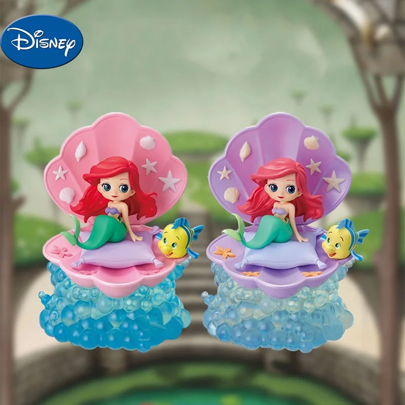 

Authentic Disney Princess Mermaid Cartoon Characters Children's Toy Gift Collection Model Tide Play Ornaments Desktop Ornaments