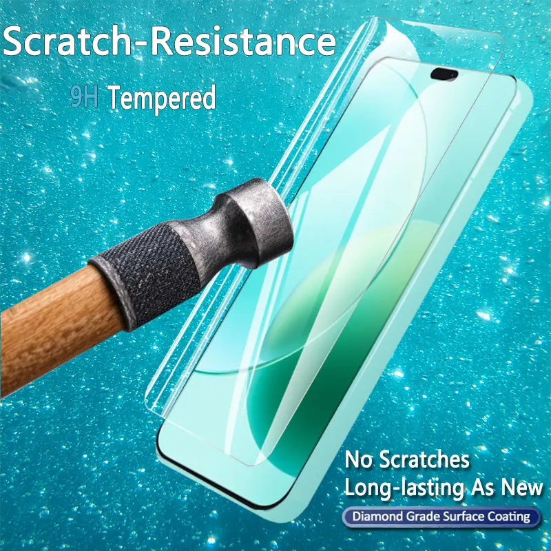 Premium Tempered Glass Screen Protectors - 9H Hardness, Anti-Scratch, Case Friendly, Fingerprint Resistant