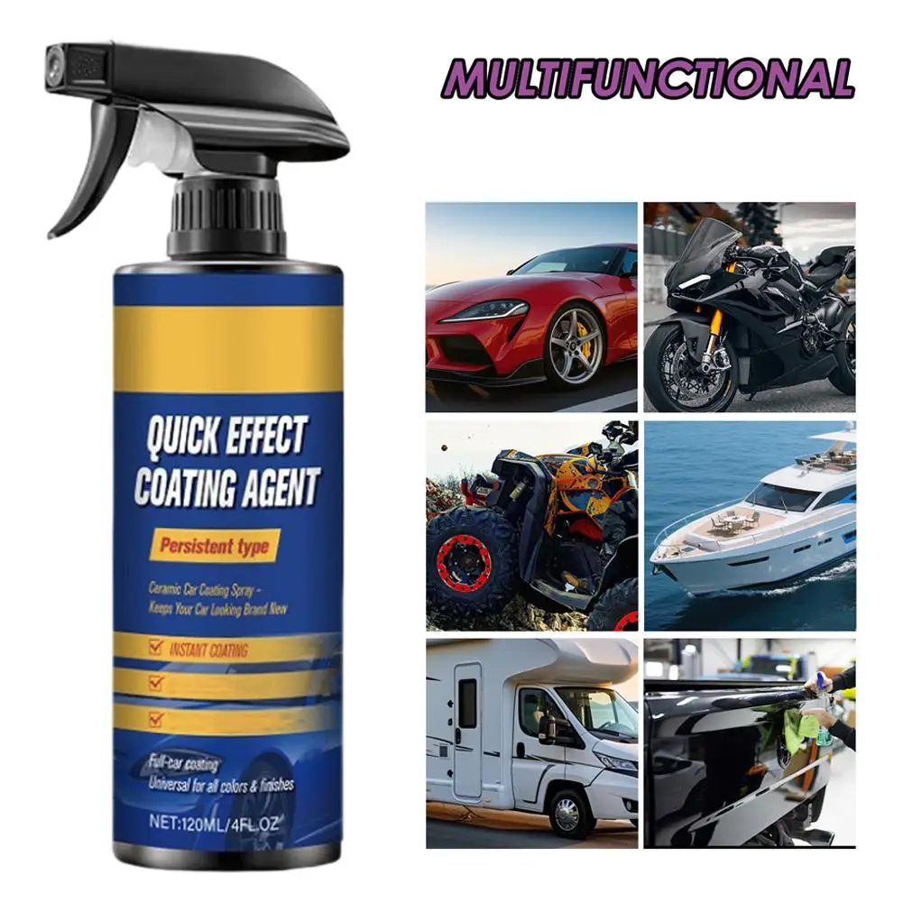 Car Coating Spray Paint Surface Repair Renewal Polishing Glaze Sealing Agent Paint Brightening Long-Lasting Auto Coating Spray