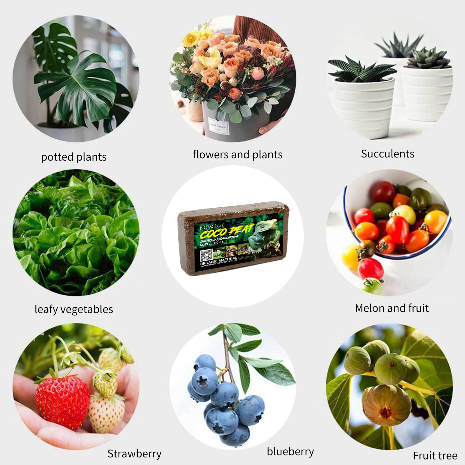 Coconut-Coir-Compressed-Brick-Organic-Soilless-Potting-Garden-Plants-Soil-Nutrient-Bed-Flowers-Herbs-Plant-Soil.jpg Kókuszdió -Kókuszrögzített Tégla Organikus Segédanyag Cserepes Kerti Növények Talaj Tápanyag Ágy Virágok Gyógynövények Növényi Kókuszrillek - Image 3