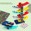 Child Track Racing Glider Car Montessori Educational Toy Mini Inertia Slide Roller Coaster Racing Ramp Vehicle Playset Toys Car 6