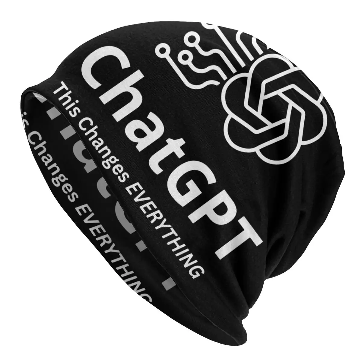 

ChatGPT Skullies Beanies Caps This Changes Everything Thin Hat Autumn Spring Bonnet Hats Men Women's Street Ski Cap