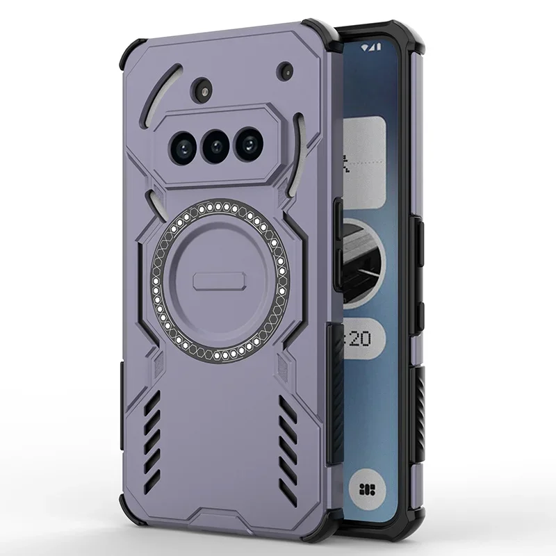 Enhanced Heat Dissipation Protective Case with Magnetic Wireless Charging Compatibility