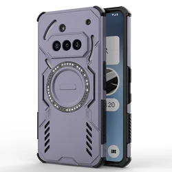 Enhanced Heat Dissipation Protective Case with Magnetic Wireless Charging Compatibility for Nothing Phone (4a) Pro (Purple)