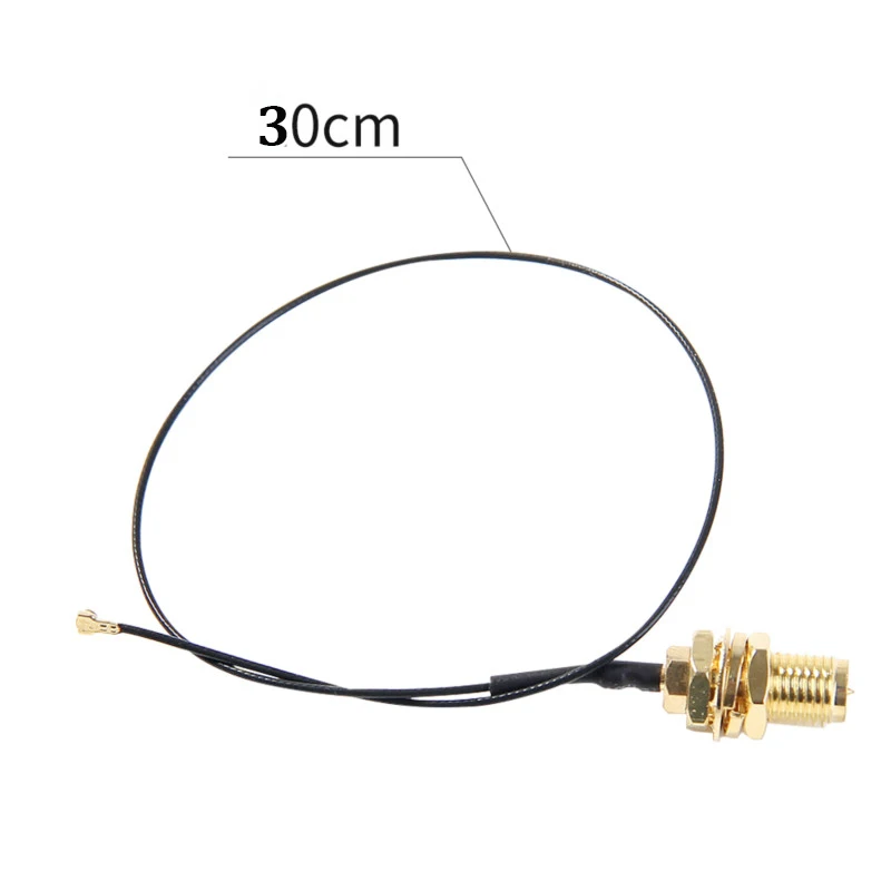 30cm 2Pcs MHF4 to RP-SMA 0.81mm RF Pigtail Cable Antenna For Intel AX200 9260NGW 8260NGW 8265NGW NGF