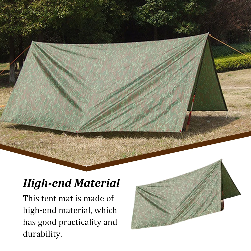 

Tent Mat Folding Cushion Camping Trap Shelter with Camouflage Pattern
