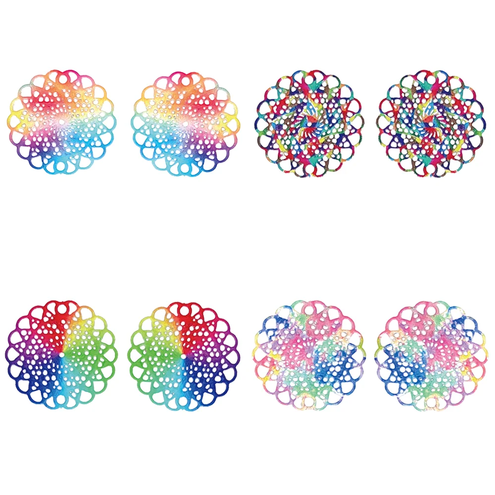 SUNNYCLUE 1 Boîte 8 Pièces 8 Styles Pendentifs à Breloques En Pierre Naturelle Pendentif En