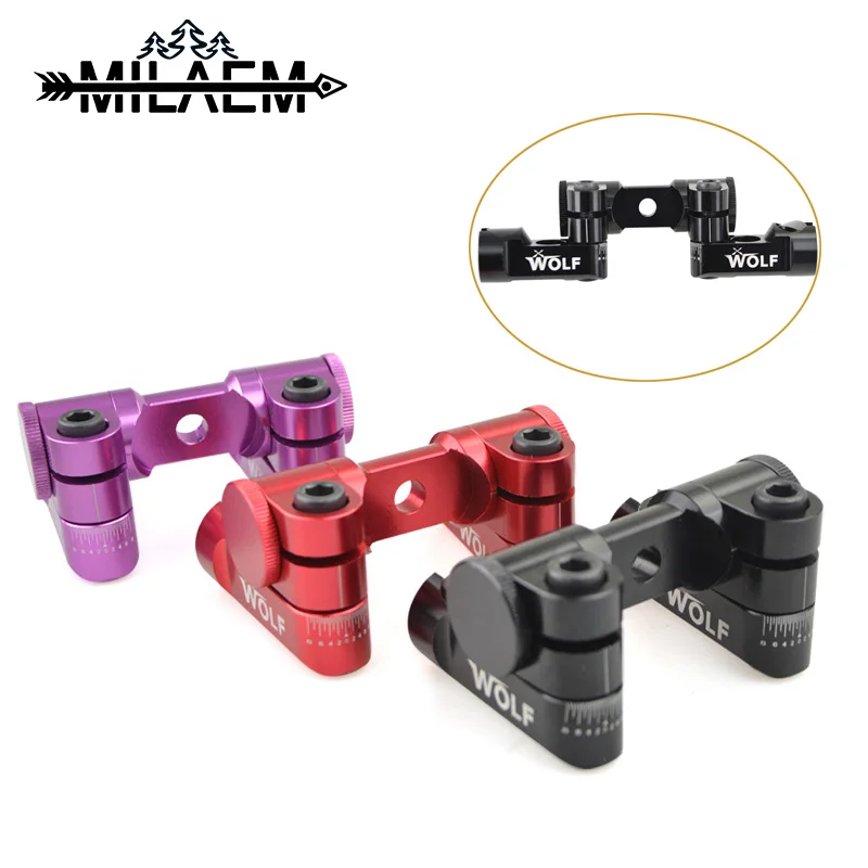 1 Pz Tiro Con L'Arco V Bar Lega Di Alluminio Regolabile/Sgancio Rapido Arco Balance Rod Connettore Compound Bow Caccia Tiro Accessori