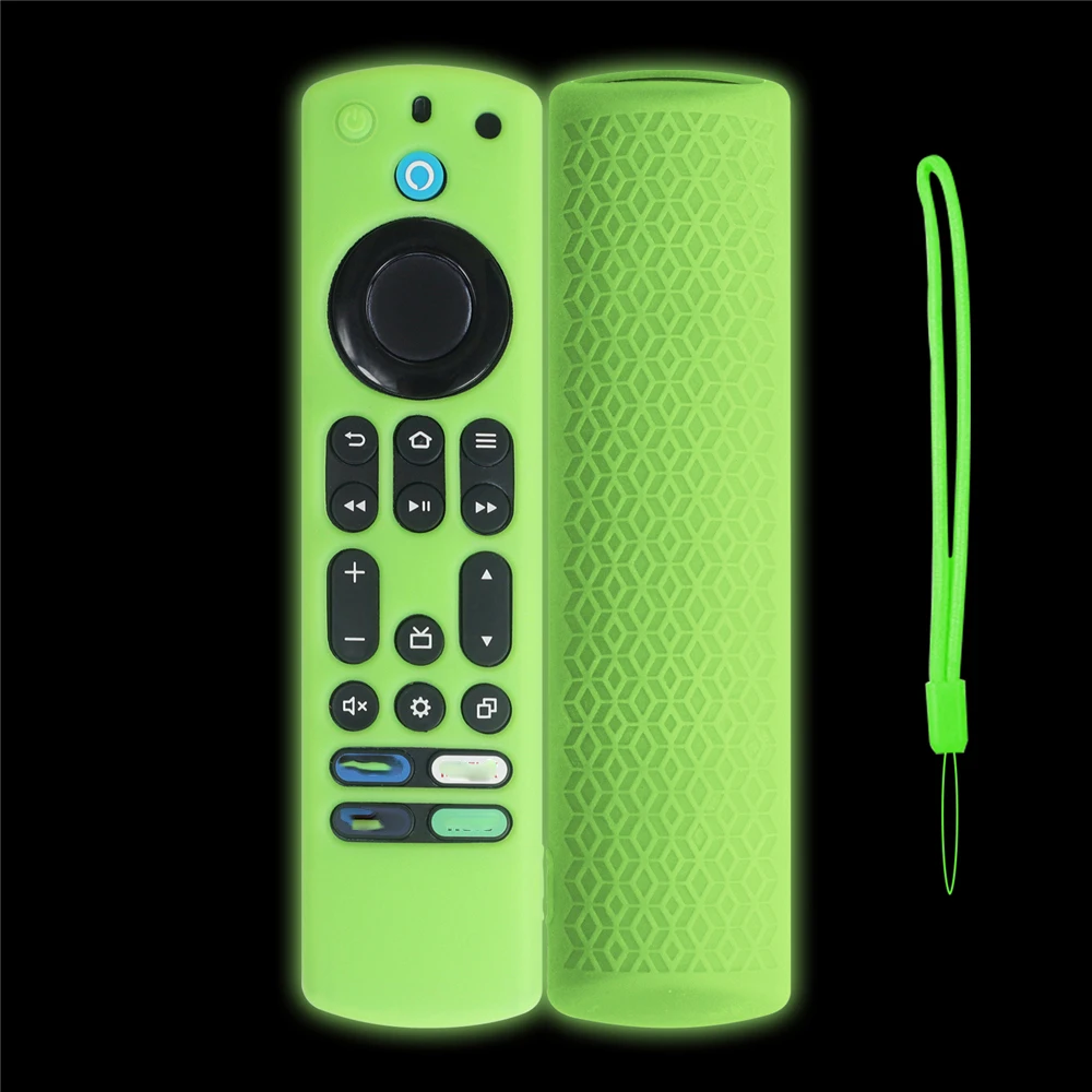 Silicone Remote Case Silicone Remote Cover Silicone Remote Sleeve Remote Controller Cover Silicone Case Protector Silicone Remote Controller Cases Protective Covers For Fire TV 4K stick max Remote Control Sleeve for Fire TV 4K stick max