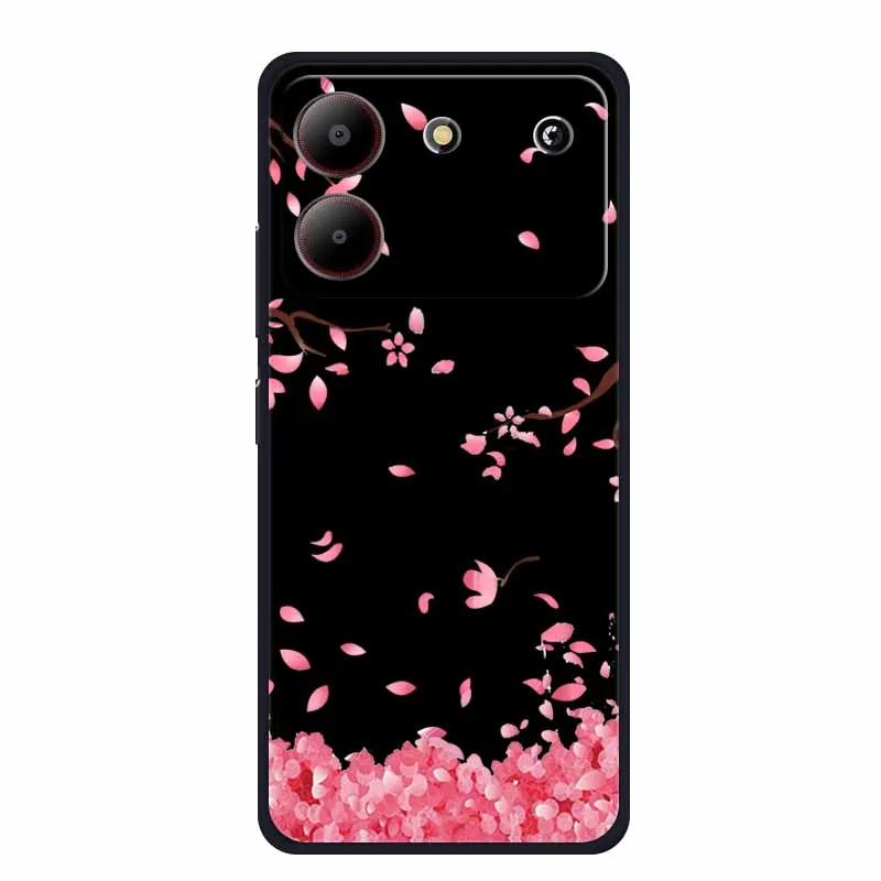 Cute Cartoon Cat Black Silicone Soft Phone Case - Stylish Protective Back Cover