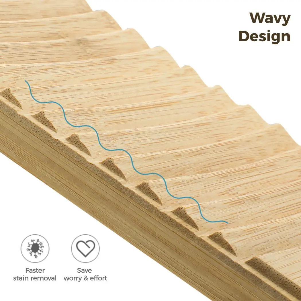 Non-Slip Bamboo Wood Washing Washboard Home Washing Scrubbing Board Creative Laundry Board Washboard Hand Wash For Home