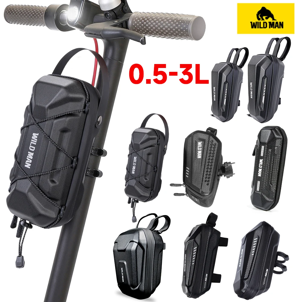 Sac De Rangement Rigide Pour Scooter Électrique - Étanche Antidérapant Grande Capacité 2L - Fixation Guidon Rapide - 5