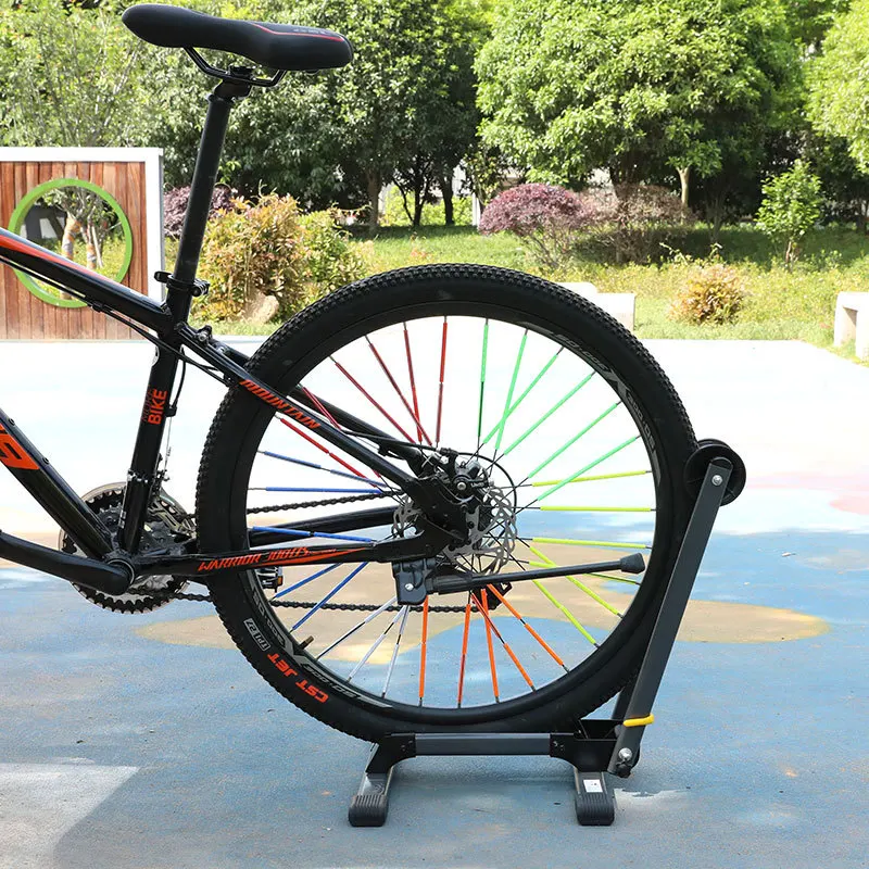 Portabiciclette Pieghevole Portabiciclette Da Pavimento Per Interni Portabiciclette Da Strada Mtb Portabiciclette Da Ciclismo Su Strada Accessori Per 