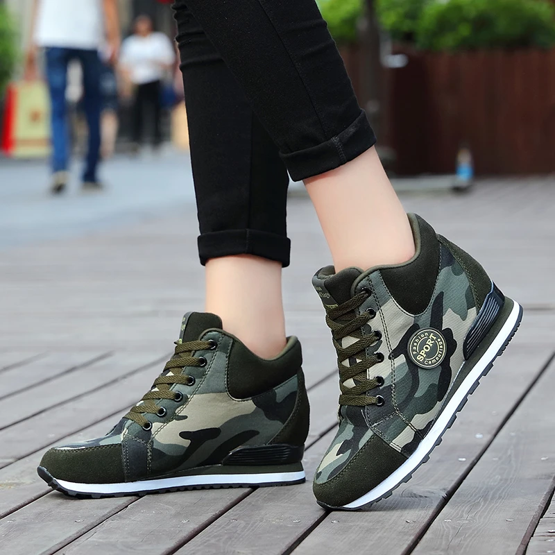 werkwoord toevoegen Dagelijks Schoenen Voor Vrouwen Sneakers Plateform Schoenen Maat 43 Hoogte Inceasing  Antislip Casual Vrouw Schoenen Camouflage Chunky Sport Schoenen|Sneakers  voor vrouwen| - AliExpress