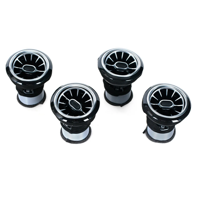 Grille De Climatisation Pour Mercedes Classe V - Sortie Air Turbo, éclairage LED 3 Couleurs, Support Toit Inox - Décoration Intérieure